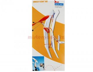 Rubber Band Powered Glider Sky Touch II DIY Aircraft Plane Kit Model Kids Toy