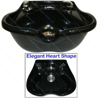 New Reclining Chair Heart Shape Acrylic Fiber Shampoo Bowl Sink Salon Equipment