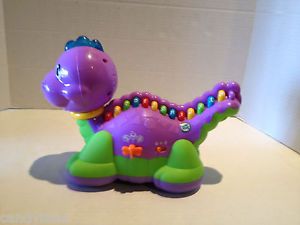 Leap Frog Purple Dinosaur Kids ABCs Musical Educational Toddler Toy Lettersaurus
