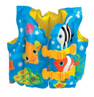 Intex Fun Fish Child Swim Vest Inflatable Kids Life Jacket 59661EP