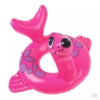 Cute Inflatable Seal Ring Swim Pool Float Toy for Kids