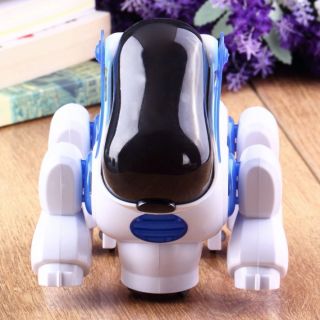 New Robotic Cute Electronic Walking Pet Dog Puppy Kids Toy with Music Light HS