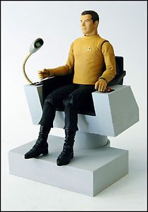 Star Trek Captain Kirk and Command Chair "Where No Man Has Gone Before"