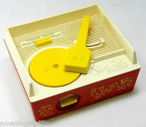 1971 Fisher Price Toy 995 Music Box Record Player Vintage Child's Kids Musical