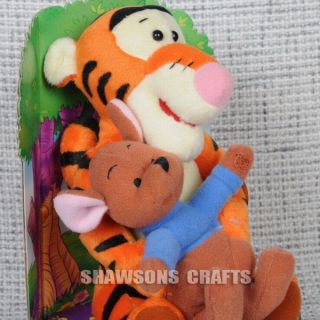 Winnie The Pooh and Tigger Too Plush Stuffed Toy 7" Tigger Roo