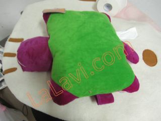 Barney Purple Dinosaur Transforming Pet Car Sofa Pillow Cushion Soft Doll Size S