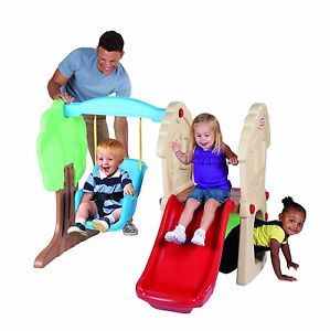Little Tikes Slide Swing Kids Toy Fun Play House Clubhouse Girl Boy Christmas