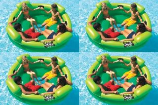 4 Swimline 9056 Swimming Pool Kids Shock Rocker Inflatable Float Islands 75"