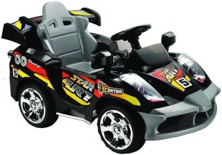 Mini Motos Star Car 6V Black Remote Controlled Ride on Toys Kids Battery