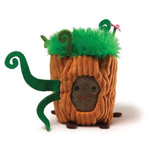 Gund Oddland Brown Tree Stump Childrens Kids Plush Stuffed Toy