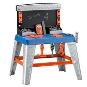 American Plastic Kids Workbench Tool Toy Fun Compact Size Deluxe Pretend Play