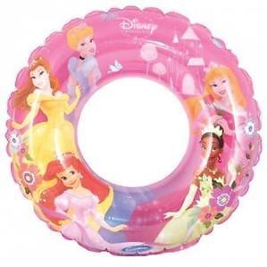 Disney Princess Inflatable Kids Inner Tube Swim Ring Swimming Pool Toy