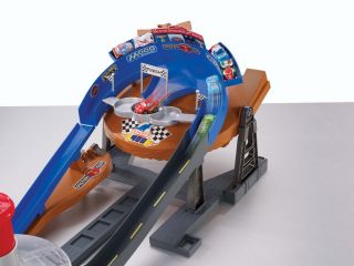 Mattel Disney Pixar Cars Micro Drifters Transforming Trackset Race Track Y3153