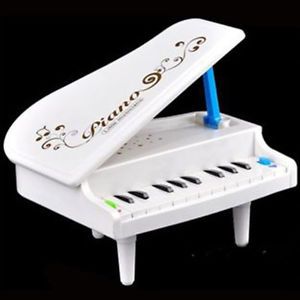 New Lovely Baby Kid Children 11 Keys White Mini Piano Music Play Instrument Toy