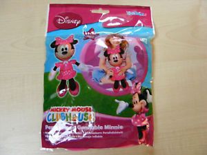 Kids Minnie Mouse Blow Up Inflatable Plastic Toy Doll