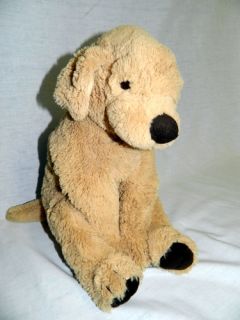IKEA 15" Gosig Golden Retreiver Dog Puppy Floppy Stuffed Lovey Tan Soft