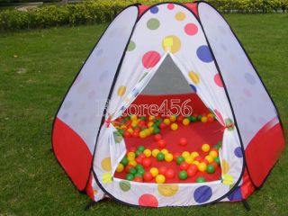 30pcs Soft Plastic Pit Ball 4 Bright Color Play Tent Tunnel Toy Kids Pets E456