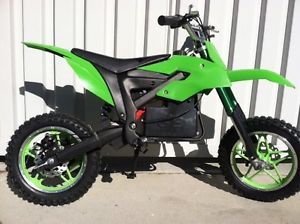 Kids Ride on Toy Battery 24V Powered Mini Green Dirt Bike Motorcycle Electric