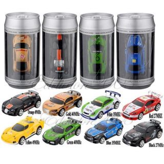 Mini 1 58 Coke Can RC Radio Remote Control Race Racing Car Toy Vehicles Gift M
