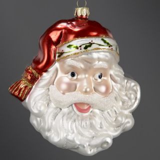 Kurt Adler Christmas Ornament Jolly Santa Head