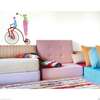 Circus Theme Wall Decal Stickers Bedroom Kids Child Girl Boy Clown Baby Infant