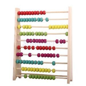Milticolor Wooden Abacus Educational Toy for Kids
