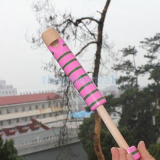 4X 1pcs Wooden Slide Whistle Musical Instrument Toy for Kids