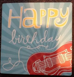 Hallmark 11" Oversize Musical Birthday Card Plays A Soulful "Happy Birthday"
