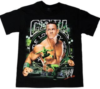 New 4 2012 John Cena Green Rise Salute Cenation T shirt Wrestling WWE ...