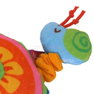 Multi Color Snail Pull Shock Plush Puppets Children's Educational Toy