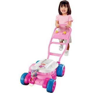 Fisher Price Pink Bubble Mower Kid's Outdoor Sporty Toys L5189 Bubble Blower