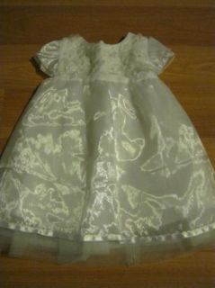 Baby Biscotti Girls White Easter Baptism Dress New 3 6 Months