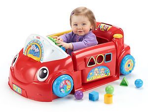 Baby Car Learn Crawl Around Laugh Fisher Price Toy Activity Kids Toddler Play