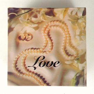 30 Love Is Eternal Valentines Wedding Couples Gift Basket Game Keepsake Box