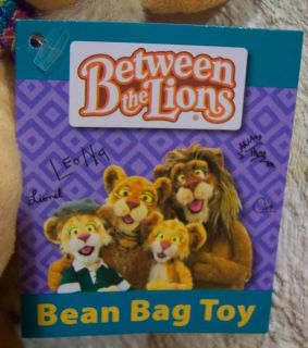 Between The Lions Leona Lion 8" Plush Stuffed Animal Toy New