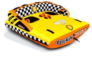 New SportsStuff Rockin Mable 2 Inflatable Towable Tube Raft Float 2 Person