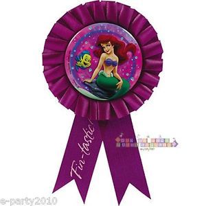 Little Mermaid Ariel Birthday Guest of Honor Ribbon Party Supplies Princess