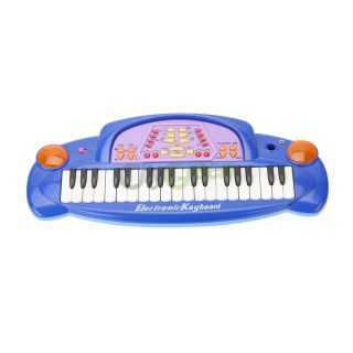 New Electronic Keyboard Piano 36 Keys Kids Music Toy Blue