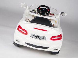 Kids AMG Style White Ride on RC Car Remote Control Battery Powered Wheels 