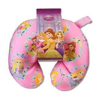 Disney Princess Rapunzel Aurora Belle Comfy Plush Travel Car Home Neck Pillow NW