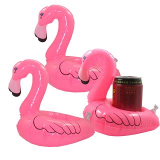 Christmas Gift Flamingo Inflatable Pool Can Drink Holder Baby Bedtime Story Toy