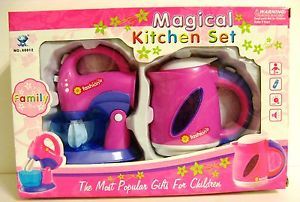 Magical Kitchen Set Kids Children Toy Set 2 Pcs New