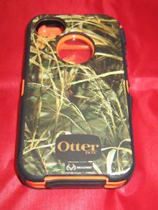 iPhone 4 4S Otterbox Defender Series Case w Holster Clip Realtree Camo
