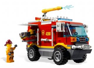 Lego City Forest Fire Truck 4 x 4 Kids Playset 4208