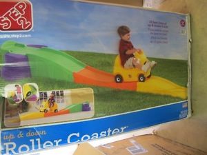 Step 2 Up Down Indoor Outdoor Kids Portable Roller Coaster Ride on with Car
