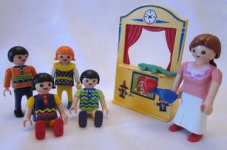 Pulcinella Punch Puppet Theatre with Children Figures Kids Playmobil®