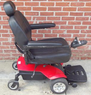 Pride Mobility Jazzy Power Chair Wheelchair Red