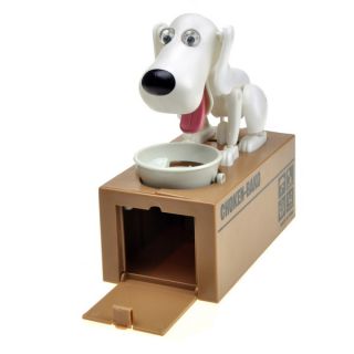 Hot Hungry Eating Dog Stopper Children Coin Bank Box
