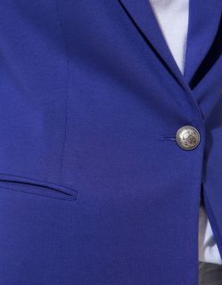 New Women's Fashion Casual Lapel OME Button Tunic Slim Suit Blazer Coat Jacket