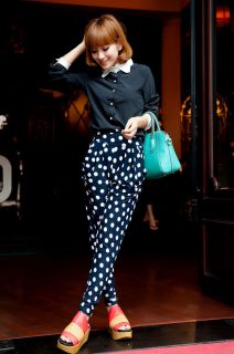 Women's Summer Leopard Dots Striped Star Prints Maxi Harem Leggings Light Pants